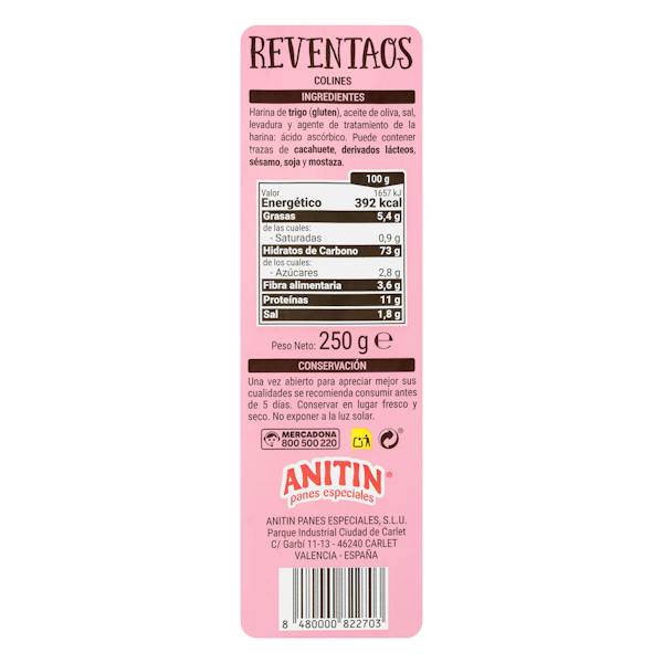 Etiqueta / ingredientes