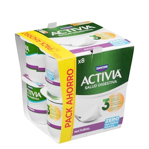 Bífidus desnatado natural Activia zero m.g.