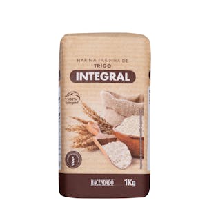 Imagen de Harina integral de trigo Hacendado