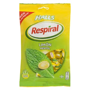 Caramelos limón mentol Respiral Halls