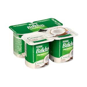 Bífidus cremoso probiótico con coco Hacendado