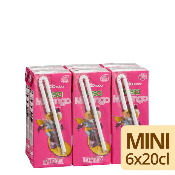 Batido sabor fresa Hacendado