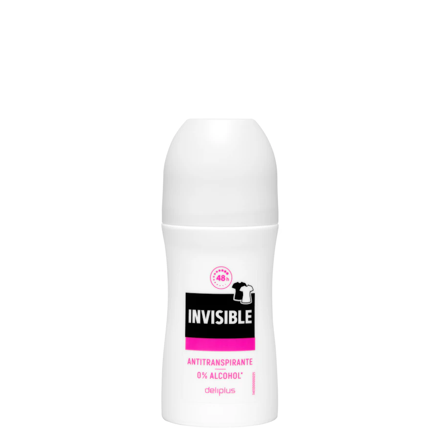 Desodorante roll-on Invisible Deliplus antitranspirante – Mercadona – صورة المنتج
