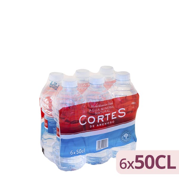 Agua mineral pequeña Cortes