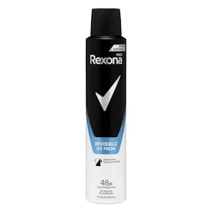 Desodorante invisible ice fresh Rexona Men antitranspirante y antimanchas