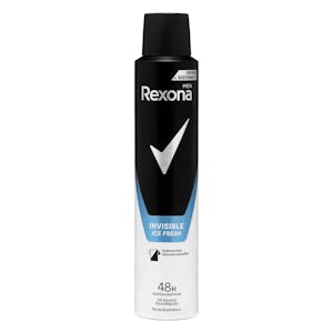 Desodorante invisible ice fresh Rexona Men antitranspirante y antimanchas