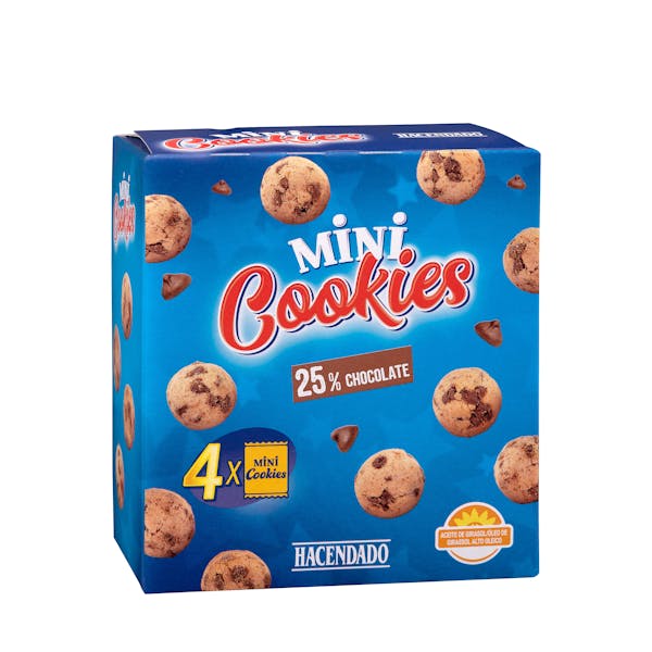 Galletas mini cookies Hacendado