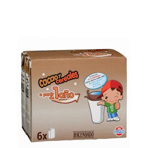 Preparado lácteo con cacao y cereales crecimiento Hacendado +1 año