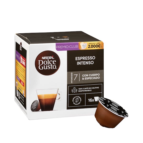 Café en cápsula espresso intenso Dolce Gusto