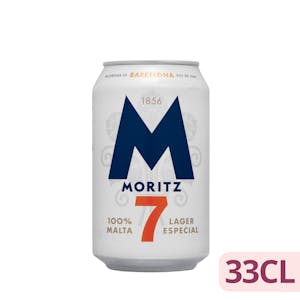 Cerveza 100% Malta Moritz 7 0.33 L