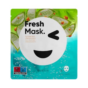 Mascarilla facial Fresh Mask Deliplus con aloe vera y betacaroteno