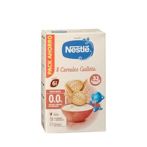 Papilla 8 cereales con galleta María Nestlé +6 meses