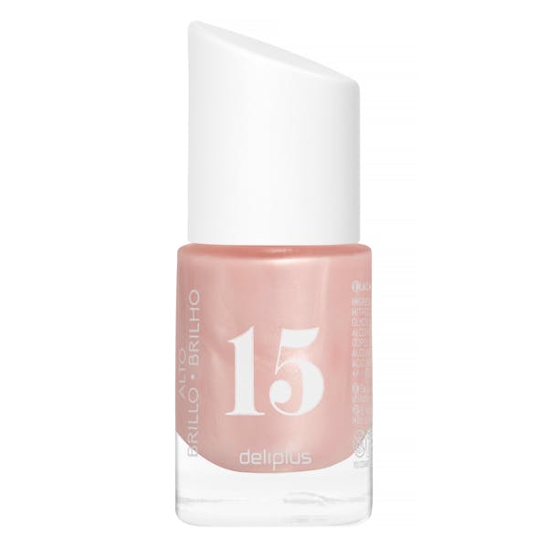 Imagen de Laca de uñas alto brillo Deliplus 15 perla rosada