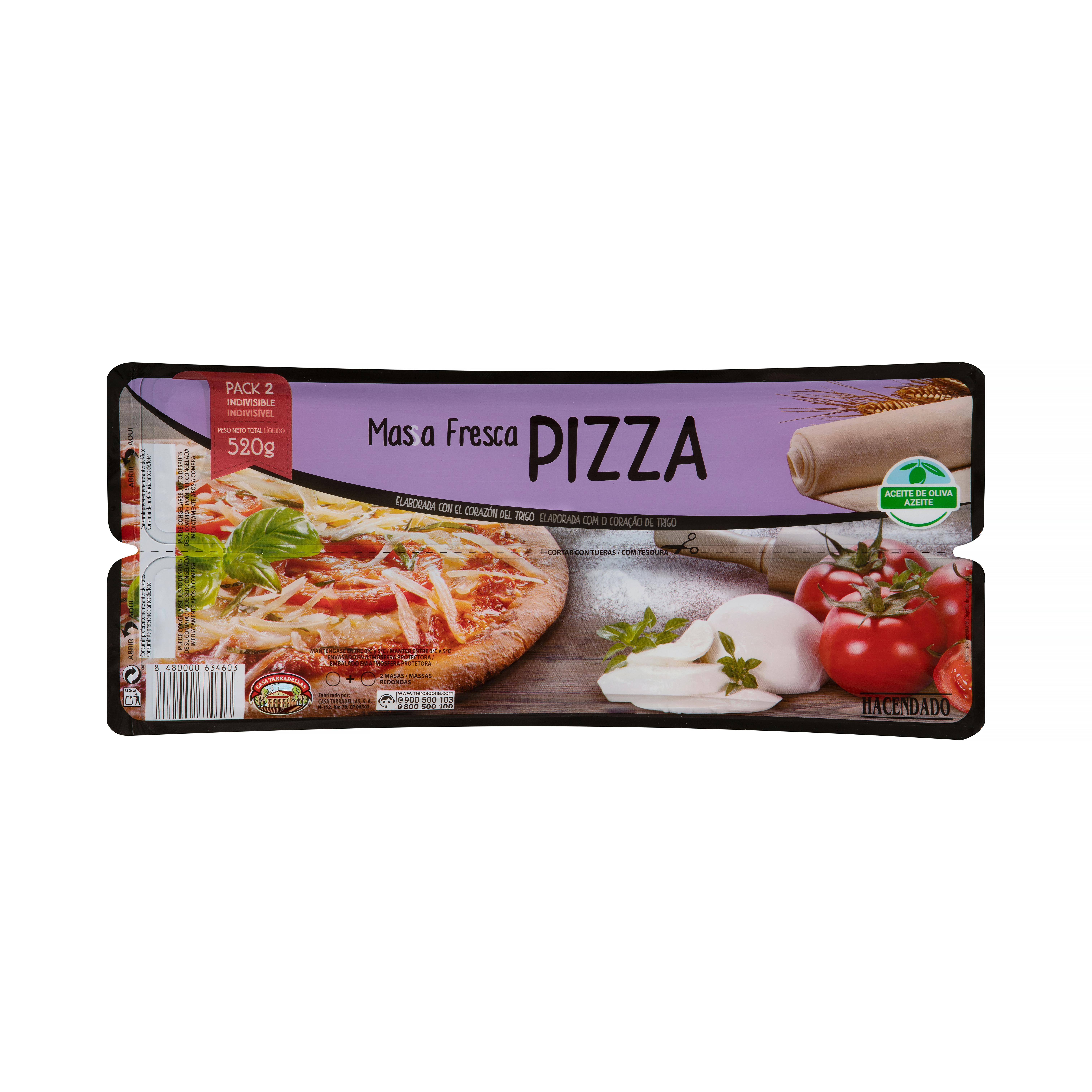 Pasta Para Pizza Mercadona
