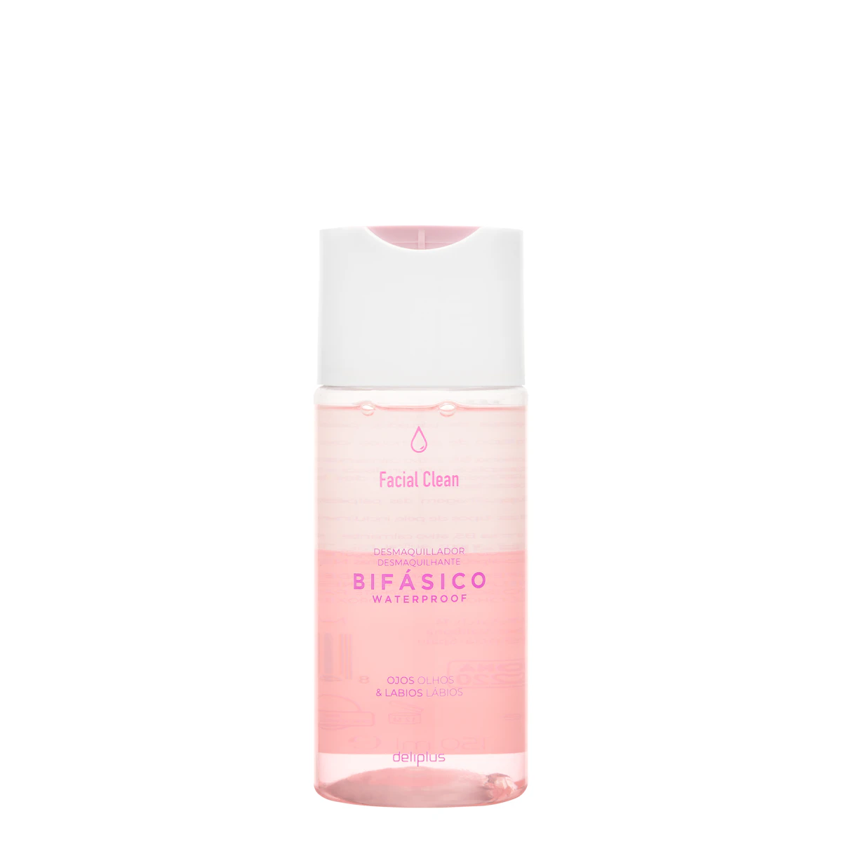Desmaquillador de ojos y labios bifásico Waterproof Facial Clean – Mercadona – صورة إعلانية للمنتج