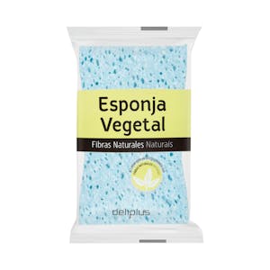 Esponja de baño vegetal fibras naturales Deliplus