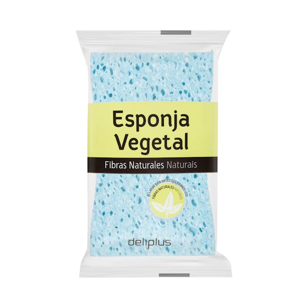 Imagen de Esponja de baño vegetal fibras naturales Deliplus