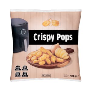 Deep-frozen pre-fried Crispy Pops potatoes Hacendado