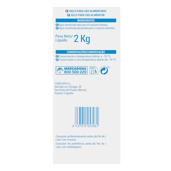 Etiqueta / ingredientes