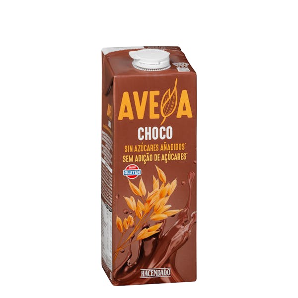 Bebida de avena con chocolate sin azucares añadidos Hacendado