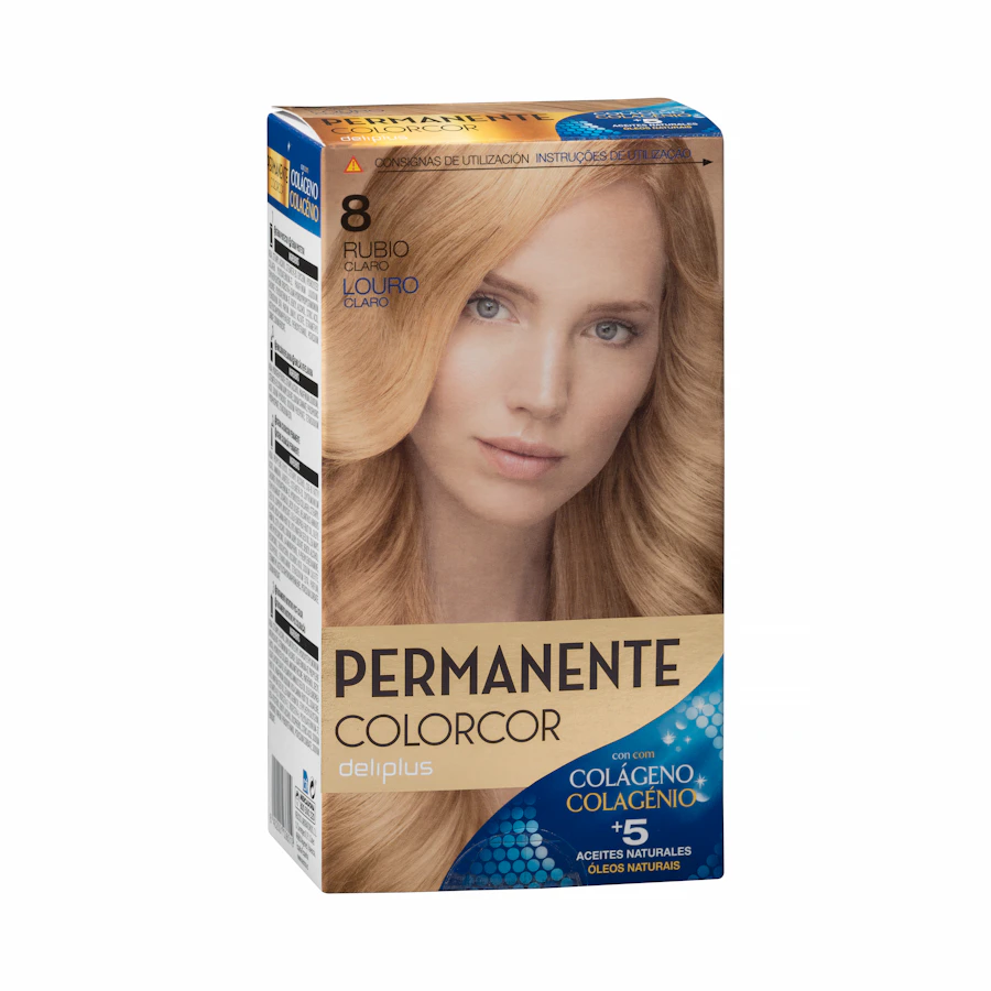 Coloración permanente 8 rubio claro Colorcor – Mercadona – صورة المنتج