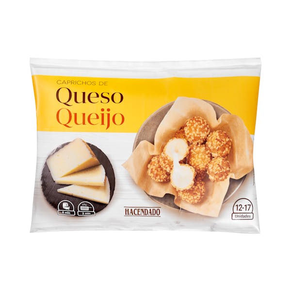 Caprichos de queso Hacendado ultracongelados