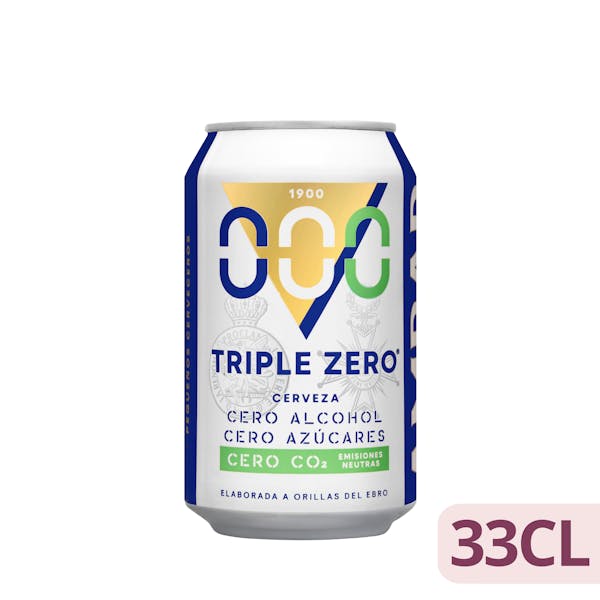 Cerveza triple zero Ambar