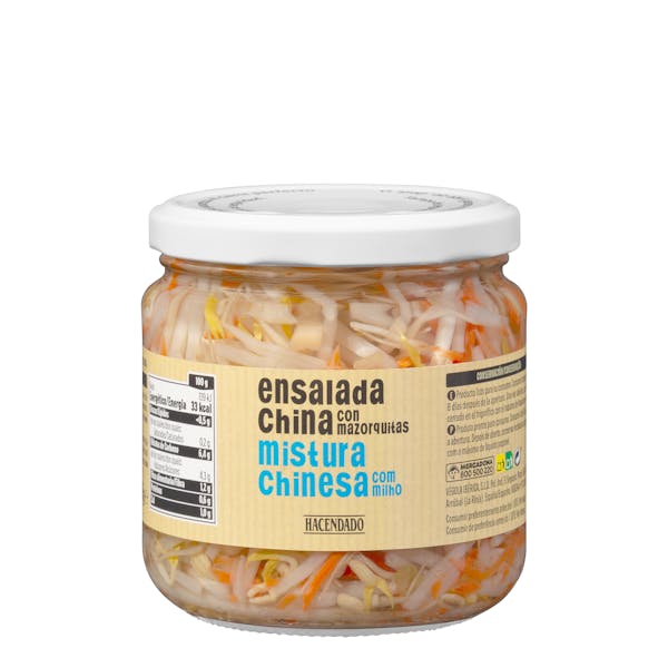 Ensalada china Hacendado con mazorquitas