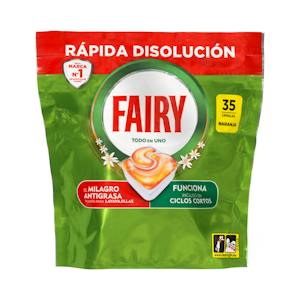 Lavavajillas Todo en 1 Fairy en pastillas
