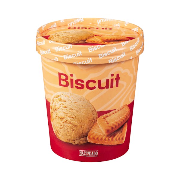 Helado Biscuit Hacendado sabor galleta caramelizada