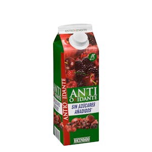 Bebida de frutas rojas antioxidante Hacendado sin azúcares añadidos