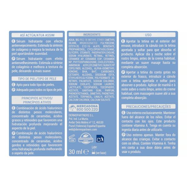 Etiqueta / ingredientes