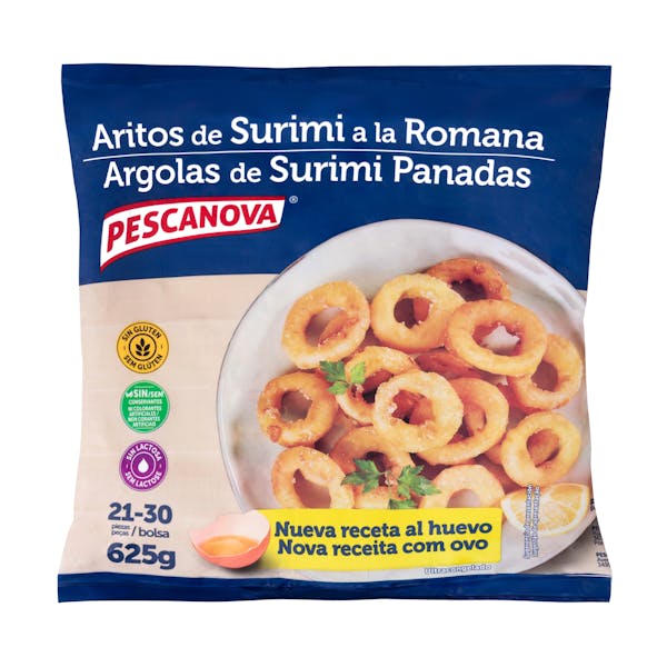 Aritos de surimi a la romana Pescanova ultracongelados Mercadona