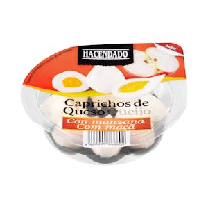 Caprichos de queso con manzana Hacendado