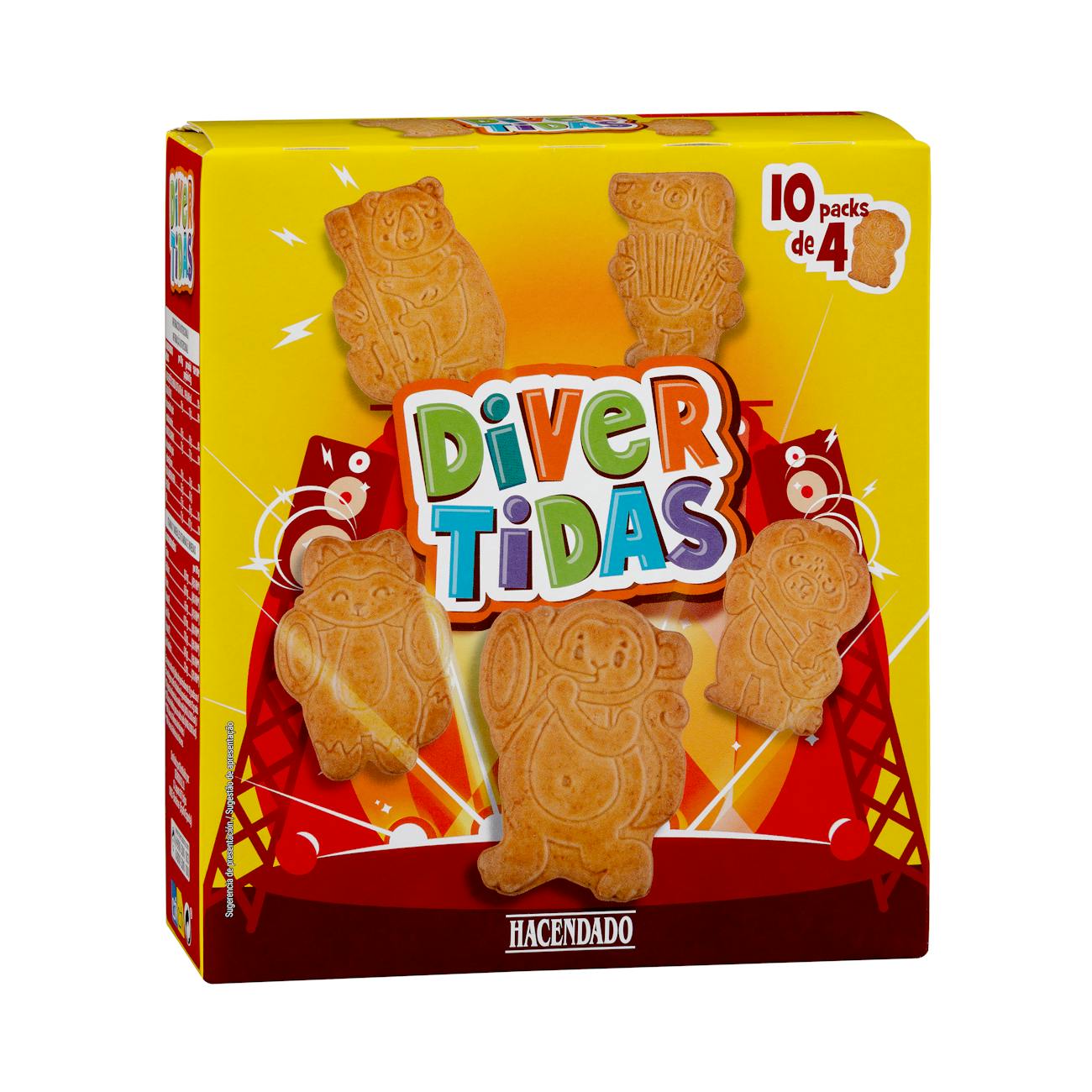 Galletas Divertidas con cereales Hacendado Galletas Divertidas con cereales Hacendado