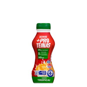 Bebida láctea desnatada sabor tropical +Proteínas Hacendado 0% MG 20 g proteínas