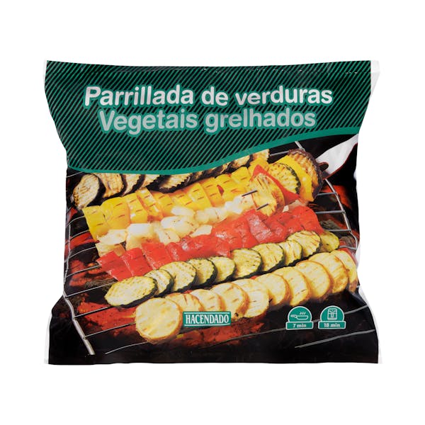 Imagen de Parrillada de verduras Hacendado ultracongeladas