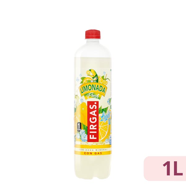 Agua con gas sabor limon Firgas light