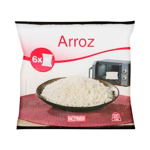 Arroz para microondas Hacendado ultracongelado