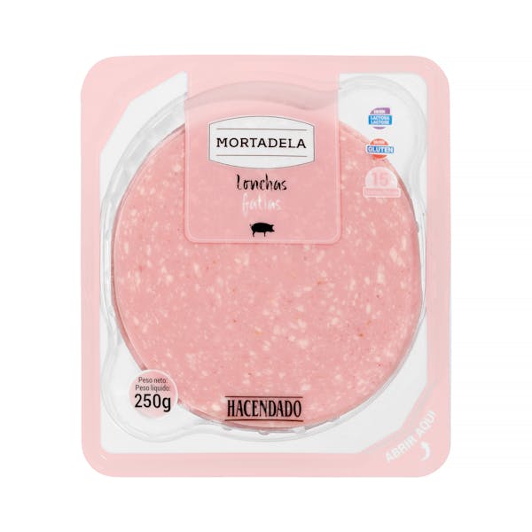 Mortadela Hacendado lonchas