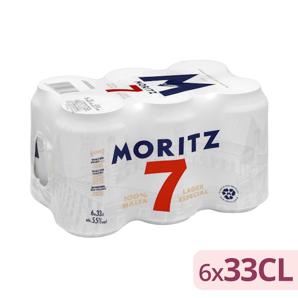 Cerveza 100% malta Moritz 7