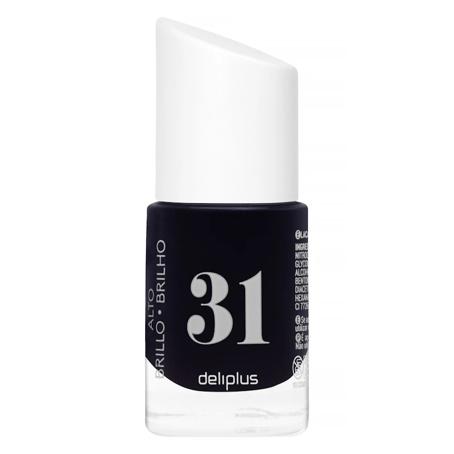 Laca de uñas alto brillo Deliplus 31 negro místico – Mercadona – صورة المنتج