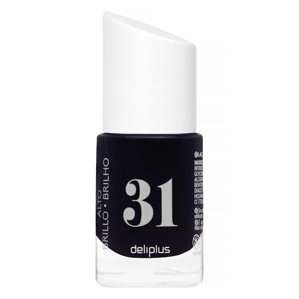 Imagen de Laca de uñas alto brillo Deliplus 31 negro místico