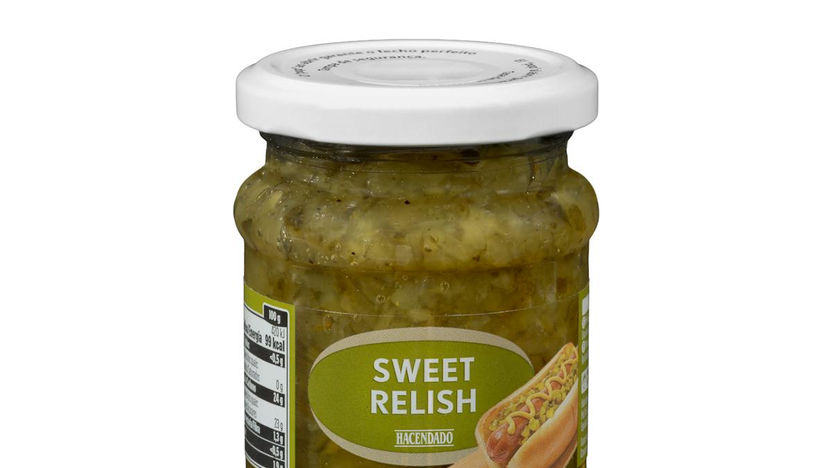 Salsa picadillo pepinillo Sweet Relish Hacendado