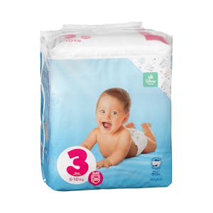 Pañales bebé talla 3 Deliplus de 5-10 kg