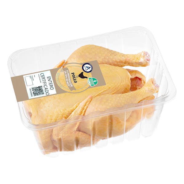 Imagen de Pollo certificado entero alimentado con un 50% de maíz