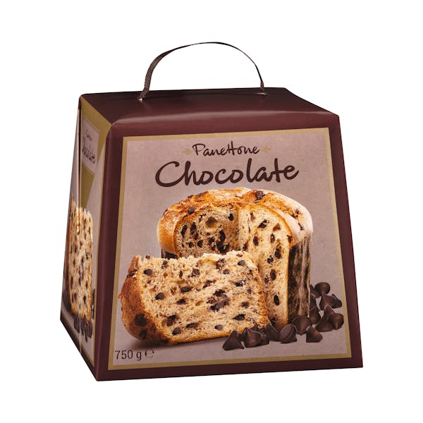 Panettone con pepitas de chocolate Hacendado