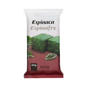 Espinaca en porciones Hacendado ultracongelada