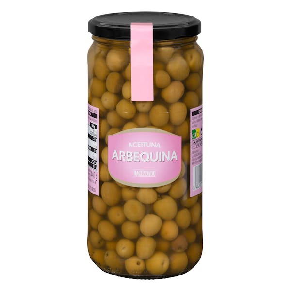 Aceitunas verdes Arbequina con hueso Hacendado