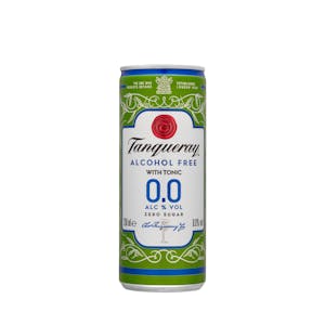 Bebida 0,0% sin alcohol Tanqueray con tónica